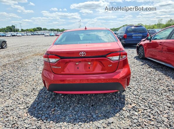 5YFEPMAE4MP181389 2021 TOYOTA COROLLA Red Հետևի տեսք
