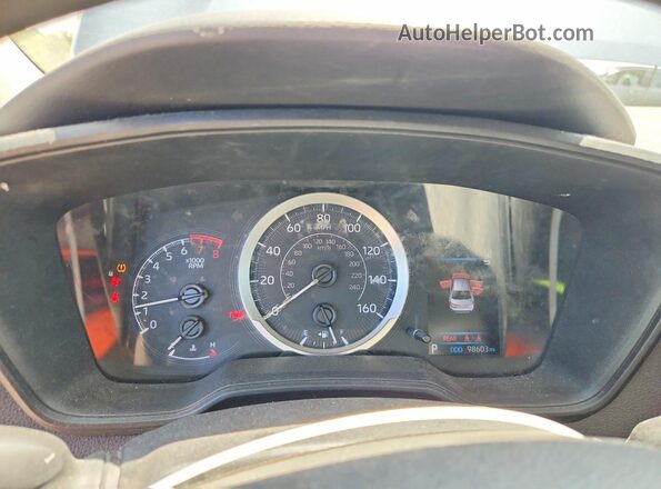 5YFEPMAE4MP227478 2021 TOYOTA COROLLA Blue Вид щитка приладів