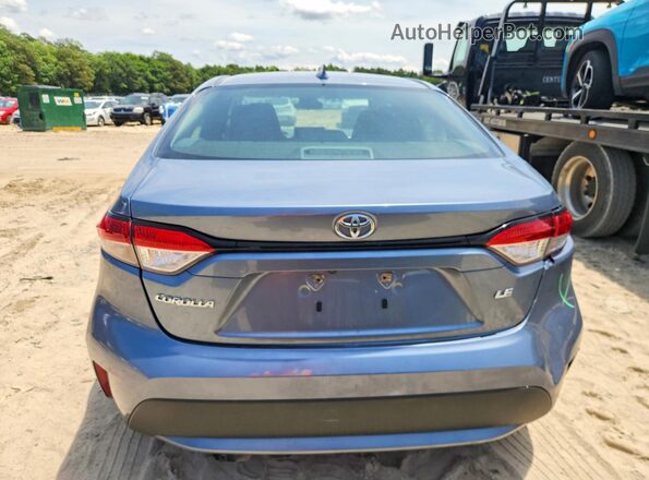 5YFEPMAE4MP227478 2021 TOYOTA COROLLA Blue Вид ззаду