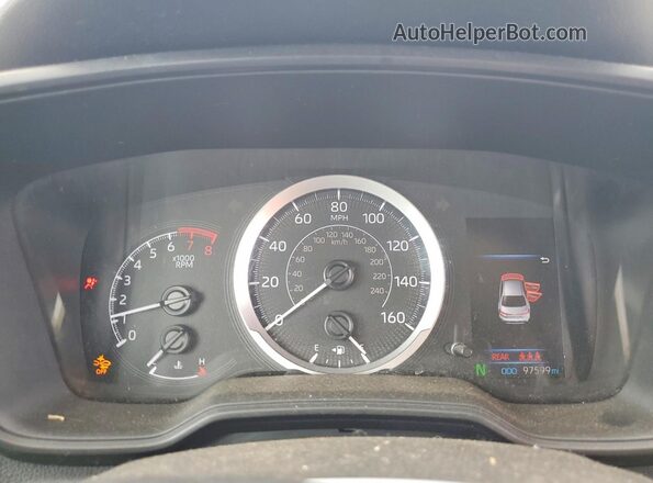 5YFEPMAE4MP232485 2021 TOYOTA COROLLA Белый Вид щитка приборов