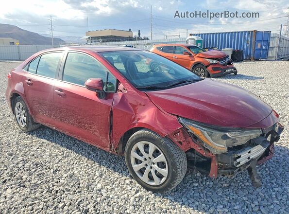 5YFEPMAE4NP280344 2022 TOYOTA COROLLA Burgundy Przód prawy
