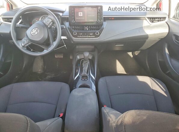 5YFEPMAE4NP280344 2022 TOYOTA COROLLA Burgundy Widok deski rozdzielczej