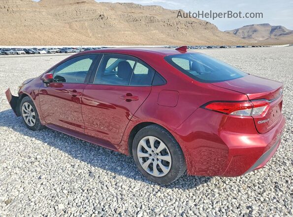 5YFEPMAE4NP280344 2022 TOYOTA COROLLA Burgundy Tył lewy