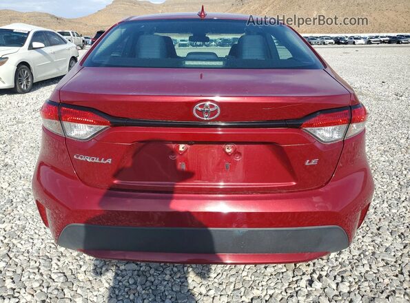 5YFEPMAE4NP280344 2022 TOYOTA COROLLA Burgundy Widok z tyłu