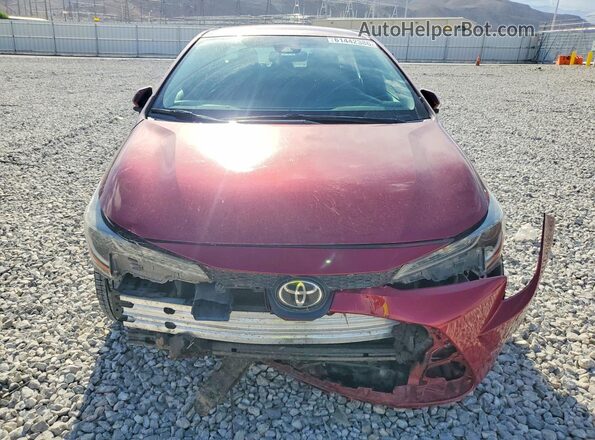 5YFEPMAE4NP280344 2022 TOYOTA COROLLA Burgundy Widok z przodu