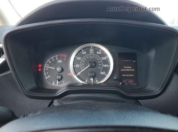 5YFEPMAE4NP289478 2022 TOYOTA COROLLA Blue ხელსაწყოთა პანელის ხედი