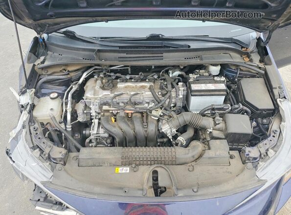 5YFEPMAE4NP313830 2022 TOYOTA COROLLA Blue უკანა სალონის ხედი
