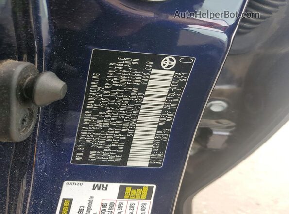 5YFEPMAE4NP313830 2022 TOYOTA COROLLA Blue ძრავის განყოფილების ხედი