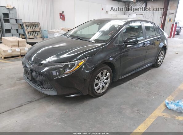 5YFEPMAE4NP342762 2022 TOYOTA COROLLA Black Առջևի ձախ երեք քառորդ տեսարան