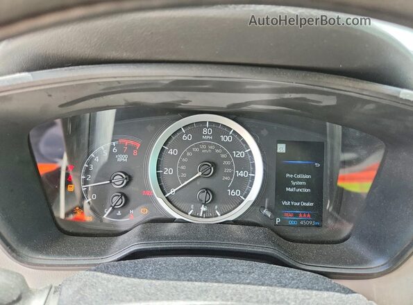 5YFEPMAE4NP361103 2022 TOYOTA COROLLA Blue Widok zestawu wskaźników