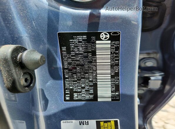 5YFEPMAE4NP361103 2022 TOYOTA COROLLA Blue Widok komory silnika