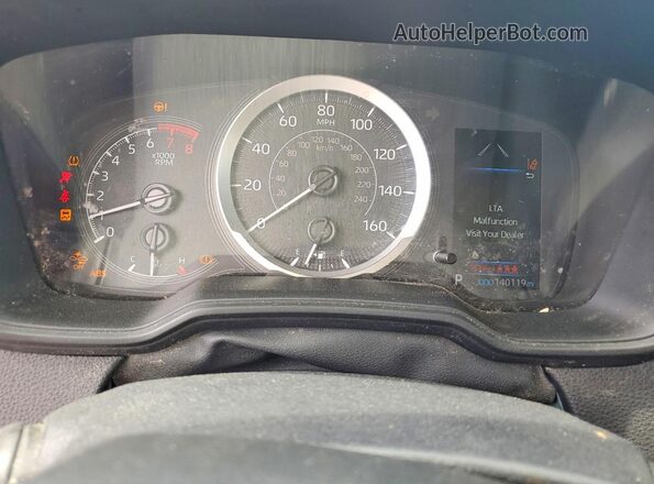 5YFEPMAE4NP369704 2022 TOYOTA COROLLA Silver Vista del cuadro de instrumentos