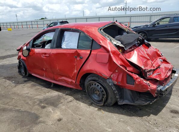 5YFEPMAE5MP206090 2021 TOYOTA COROLLA Red Rear left