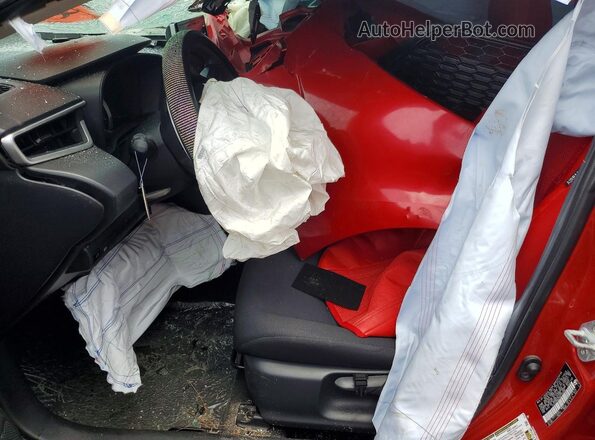 5YFEPMAE5MP206090 2021 TOYOTA COROLLA Red Front interior view