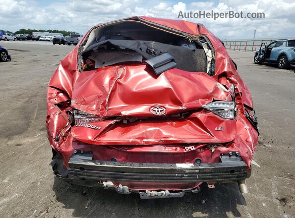 5YFEPMAE5MP206090 2021 TOYOTA COROLLA Red Rear view