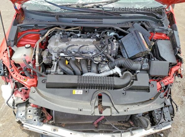 5YFEPMAE5MP206090 2021 TOYOTA COROLLA Red Rear interior view