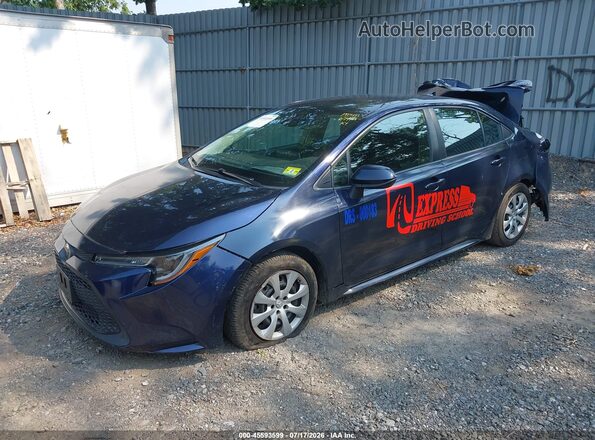5YFEPMAE5MP210639 2021 TOYOTA COROLLA Dark Blue Передняя левая четверть