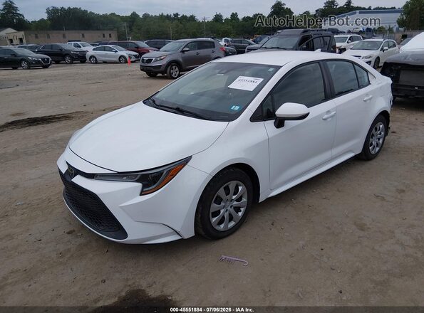 5YFEPMAE5MP232737 2021 TOYOTA COROLLA White Առջևի ձախ երեք քառորդ տեսարան