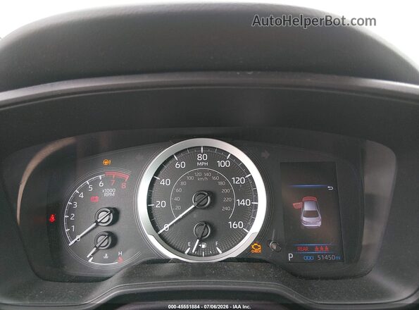 5YFEPMAE5MP232737 2021 TOYOTA COROLLA White Հետևի նստատեղերի տեսք
