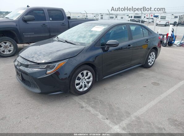 5YFEPMAE5NP342219 2022 TOYOTA COROLLA Black Vista tres cuartos delantera izquierda