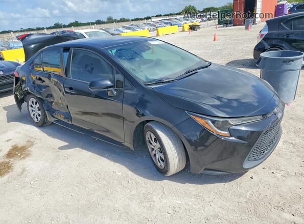 5YFEPMAE6MP152380 2021 TOYOTA COROLLA Черный Передняя правая четверть