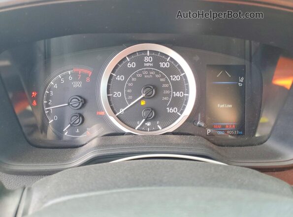 5YFEPMAE6MP152380 2021 TOYOTA COROLLA Черный Вид щитка приборов