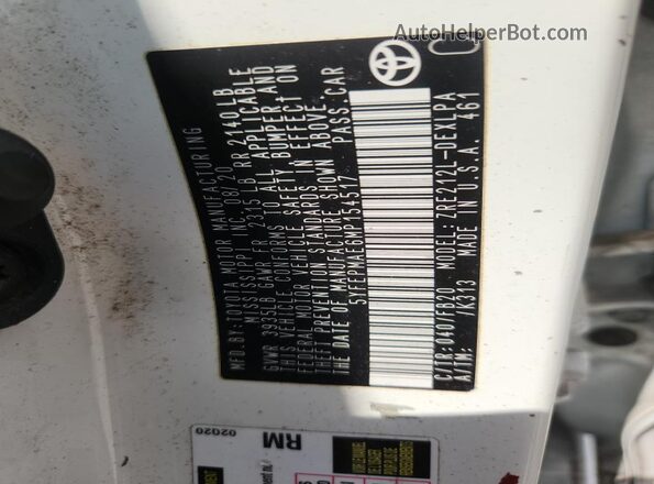 5YFEPMAE6MP154517 2021 TOYOTA COROLLA White Вид підкапотного простору