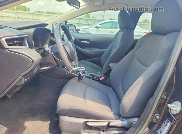 5YFEPMAE6MP154551 2021 TOYOTA COROLLA Black წინა სალონის ხედი