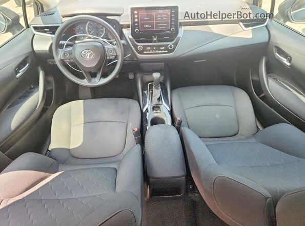 5YFEPMAE6MP154551 2021 TOYOTA COROLLA Black წინა პანელის ხედი