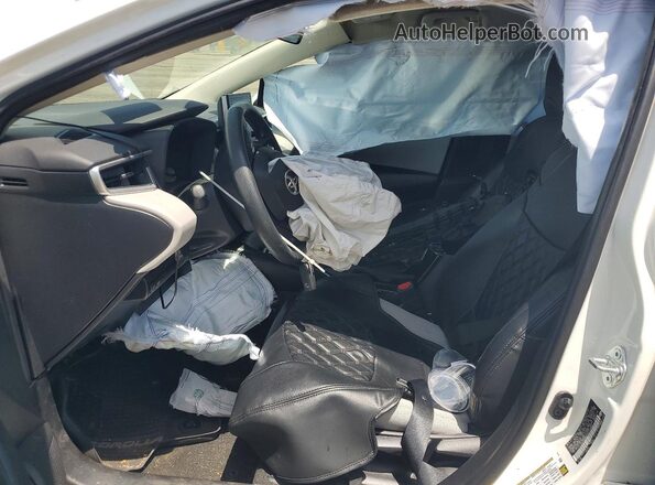 5YFEPMAE6MP158860 2021 TOYOTA COROLLA White წინა სალონის ხედი