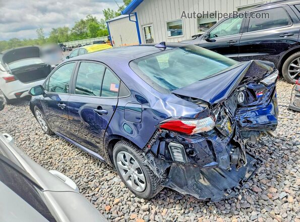 5YFEPMAE6MP161919 2021 TOYOTA COROLLA Blue Հետևի ձախ