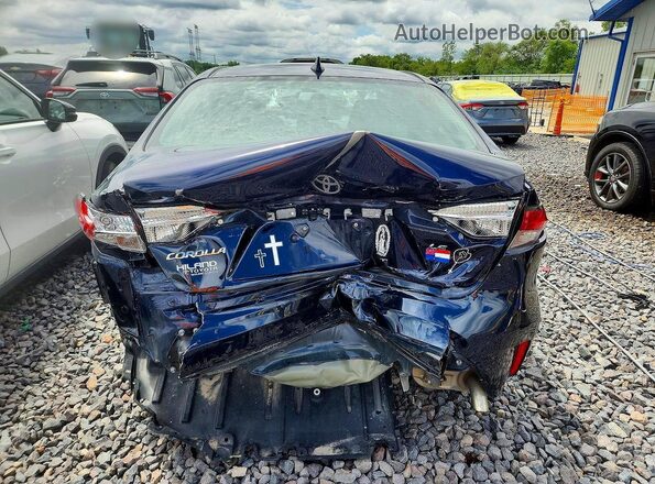 5YFEPMAE6MP161919 2021 TOYOTA COROLLA Blue Հետևի տեսք