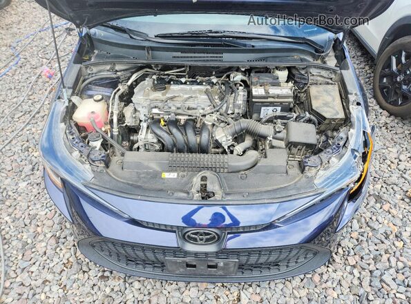 5YFEPMAE6MP161919 2021 TOYOTA COROLLA Blue Սալոնի հետևի տեսք
