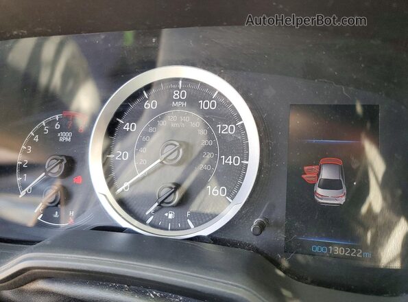 5YFEPMAE6MP177151 2021 TOYOTA COROLLA Blue Vista del cuadro de instrumentos