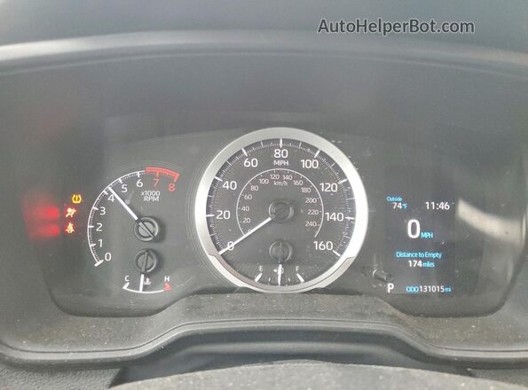 5YFEPMAE6MP233010 2021 TOYOTA COROLLA White Вид щитка приладів