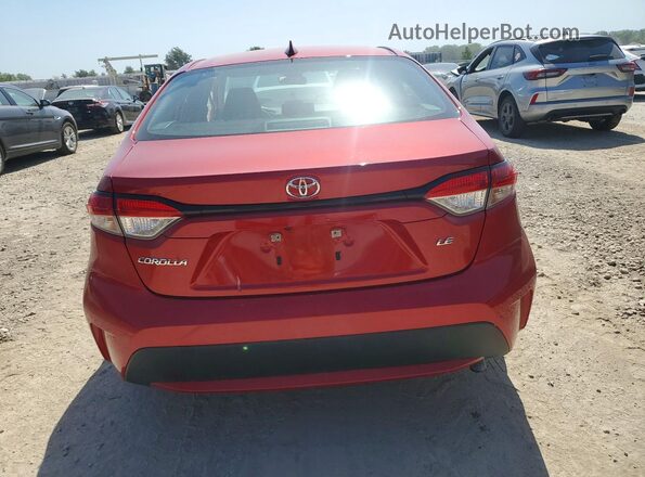 5YFEPMAE6MP247795 2021 TOYOTA COROLLA Red Widok z tyłu