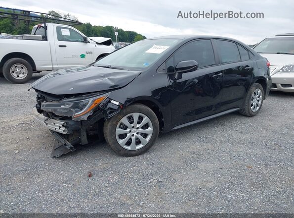 5YFEPMAE6NP281673 2022 TOYOTA COROLLA Black Առջևի ձախ երեք քառորդ տեսարան