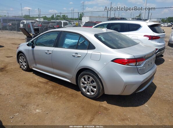 5YFEPMAE6NP327356 2022 TOYOTA COROLLA Silver Trasero izquierdo
