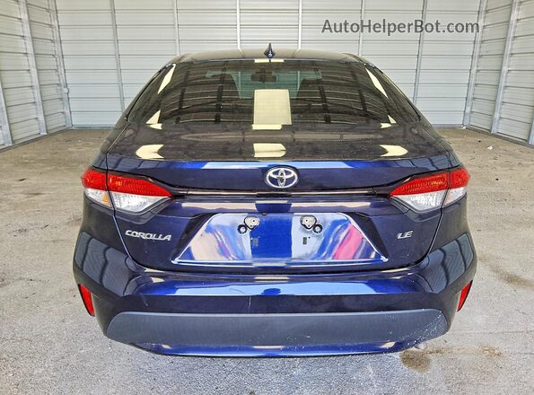 5YFEPMAE6NP327485 2022 TOYOTA COROLLA Blue Հետևի տեսք