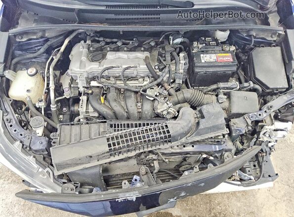 5YFEPMAE6NP327485 2022 TOYOTA COROLLA Blue Սալոնի հետևի տեսք