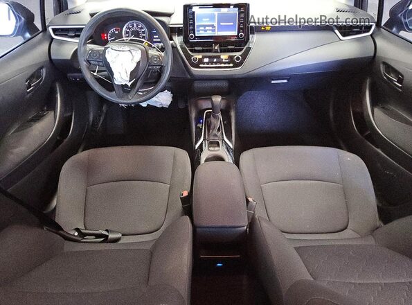 5YFEPMAE6NP327485 2022 TOYOTA COROLLA Blue Առջևի վահանակի տեսք