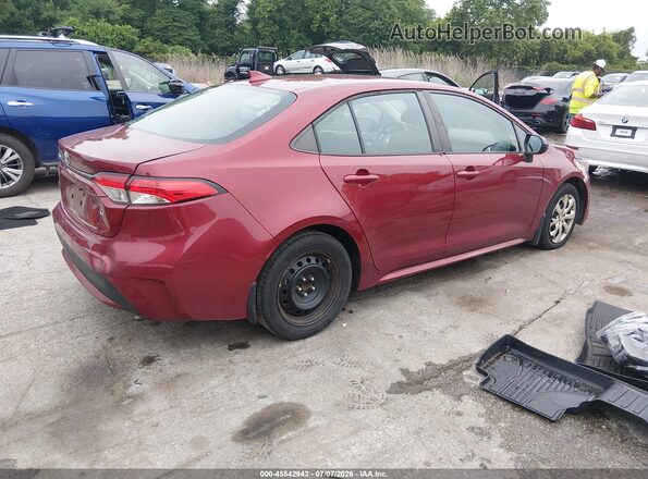 5YFEPMAE6NP390943 2022 TOYOTA COROLLA Red უკანა მარჯვენა
