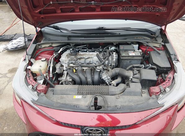 5YFEPMAE6NP390943 2022 TOYOTA COROLLA Red უკანა ხედი