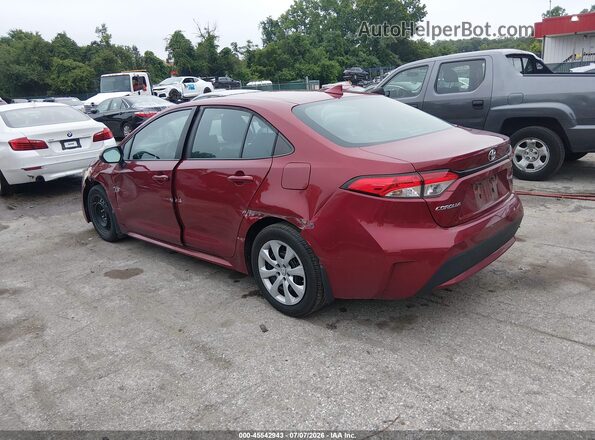 5YFEPMAE6NP390943 2022 TOYOTA COROLLA Red უკანა მარცხენა
