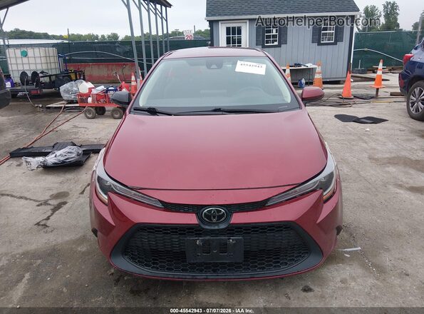 5YFEPMAE6NP390943 2022 TOYOTA COROLLA Red ხელსაწყოთა პანელის ხედი