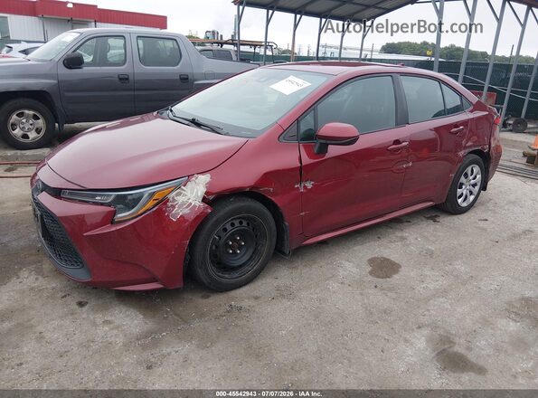 5YFEPMAE6NP390943 2022 TOYOTA COROLLA Red წინა მარცხენა ხედი სამი მეოთხედიდან