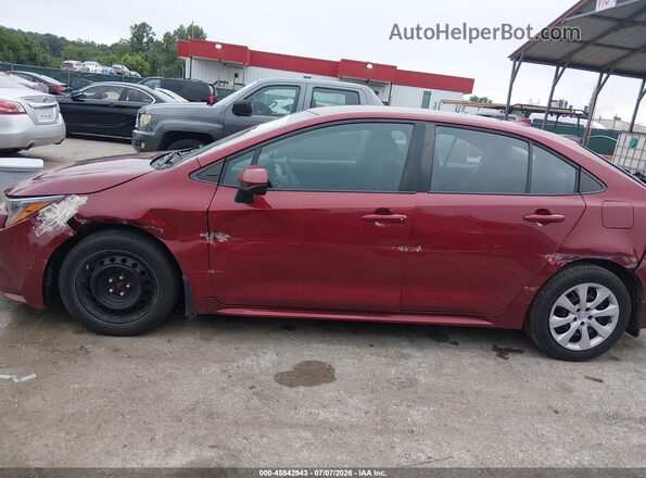 5YFEPMAE6NP390943 2022 TOYOTA COROLLA Red წინა ხედი