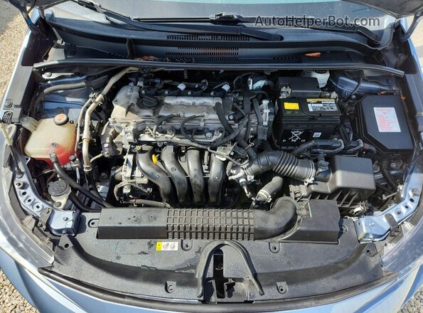 5YFEPMAE7MP163419 2021 TOYOTA COROLLA Blue Вид задньої частини салону
