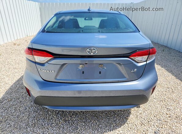5YFEPMAE7MP163419 2021 TOYOTA COROLLA Blue Вид ззаду