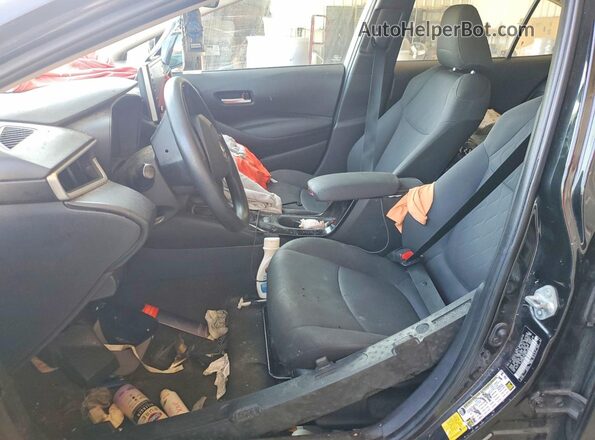 5YFEPMAE7MP175666 2021 TOYOTA COROLLA Black წინა სალონის ხედი